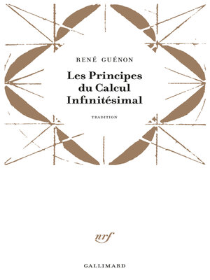 cover image of Les Principes du Calcul Infinitésimal